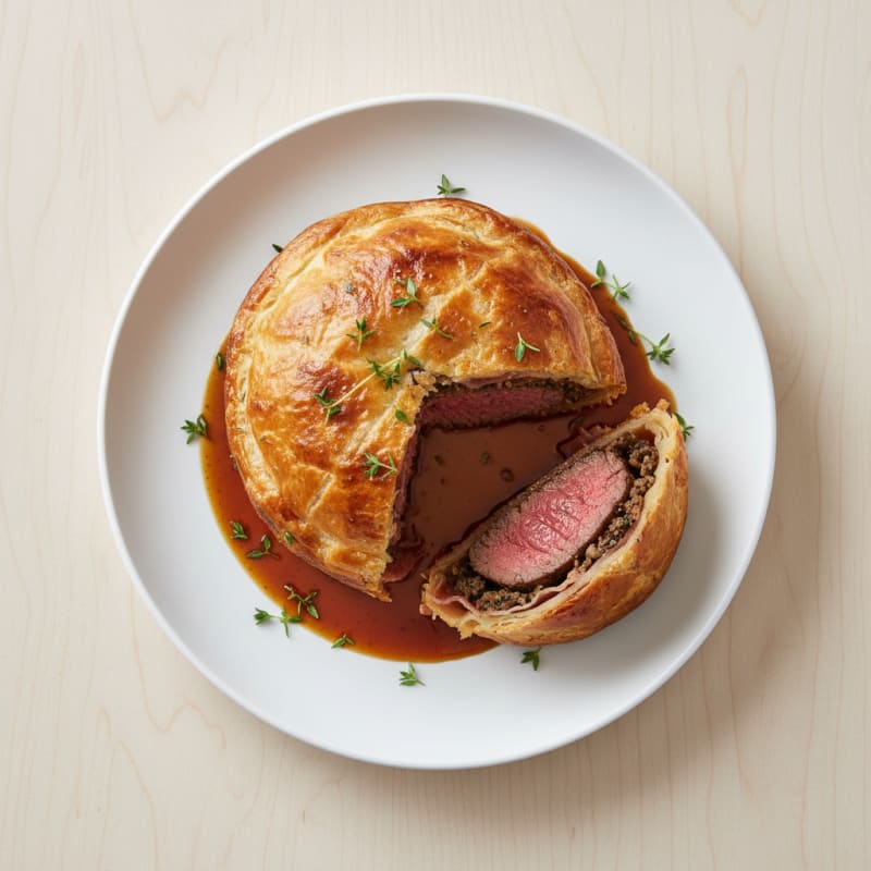 Classic Beef Wellington with Mushroom Duxelles