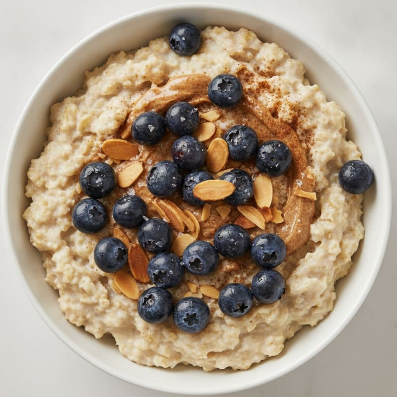 Blueberry Almond Oatmeal Bowl