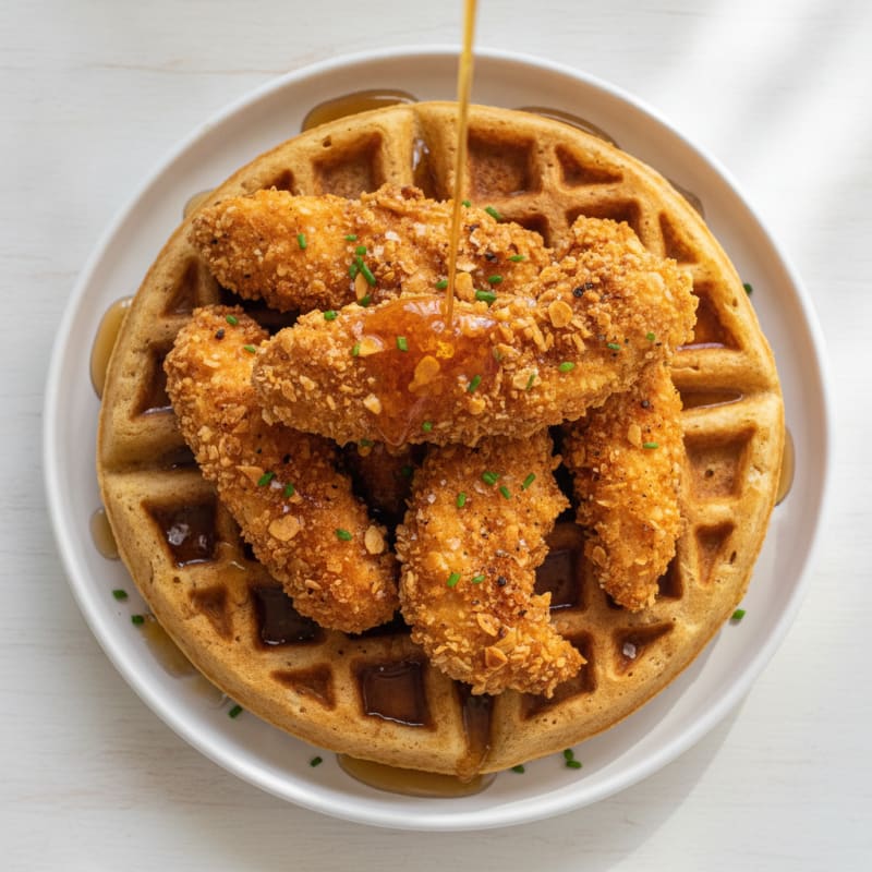 Golden Chicken & Waffles