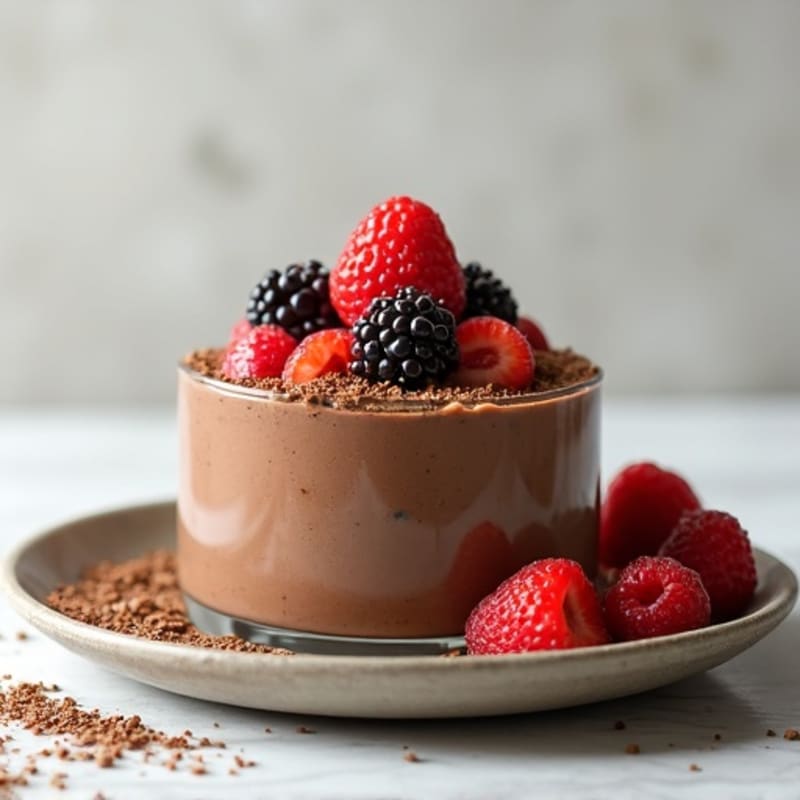Chocolate Protein Chia Pudding