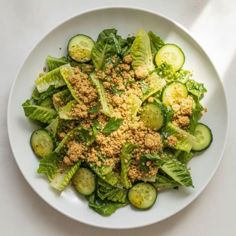 Romaine Salad with Lemon-Herb Vinaigrette