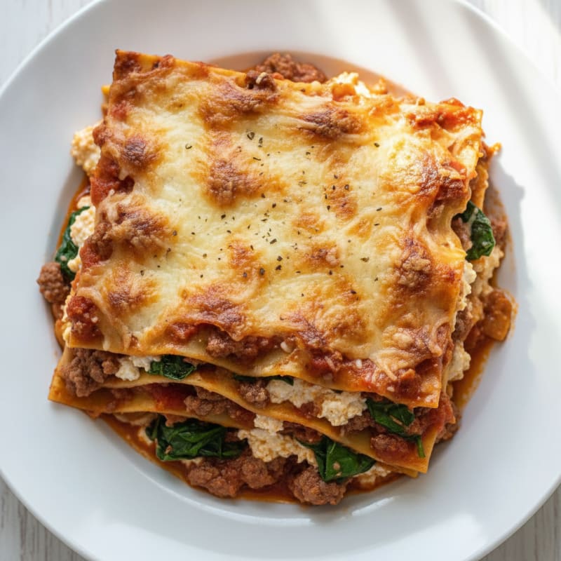 Classic Beef and Ricotta Lasagna Bake