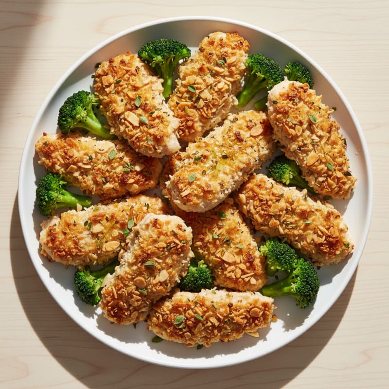 Crispy Baked Chicken Tenderloins with Herbs