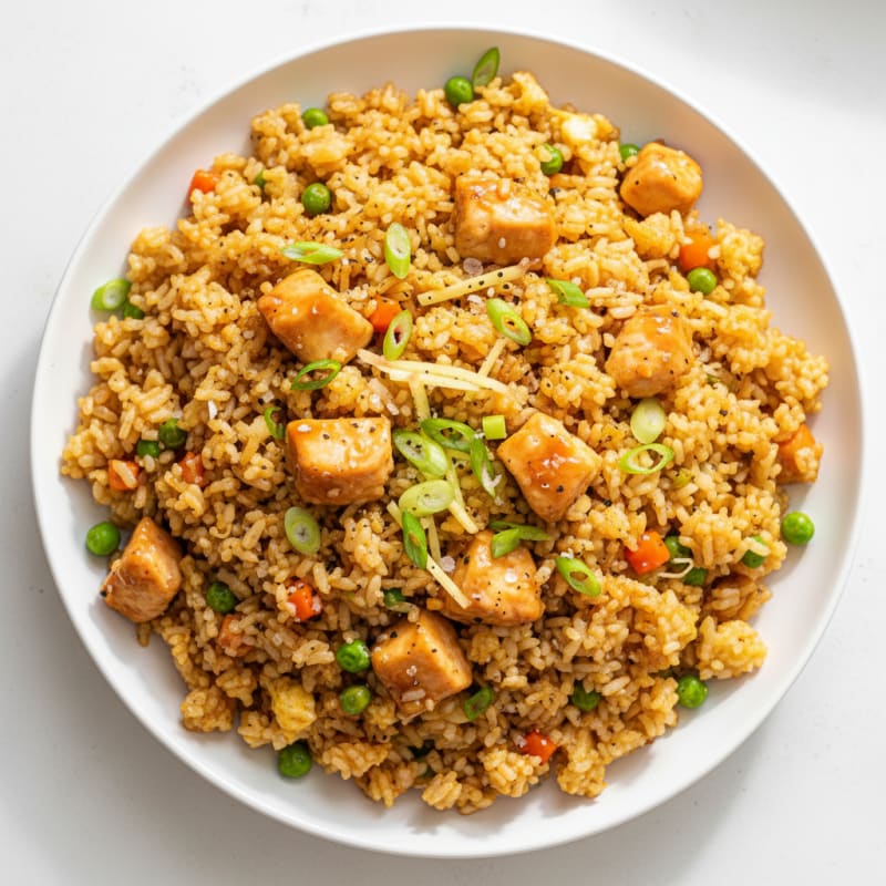 Crispy Honey-Garlic Fried Rice