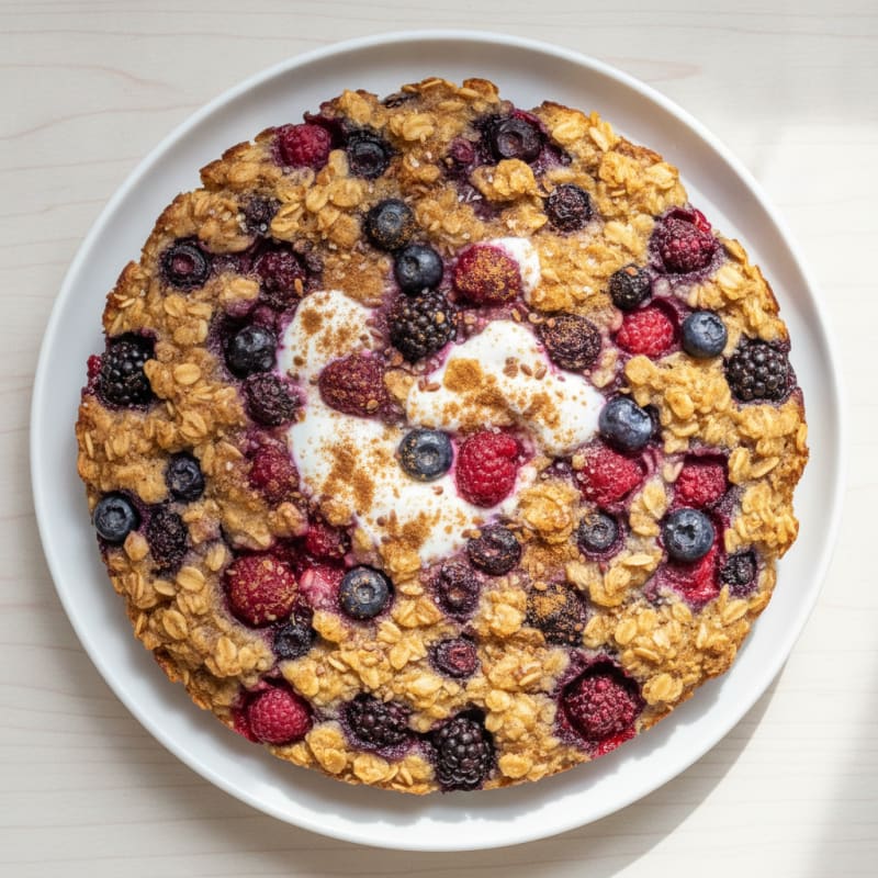 Protein-Packed Berry Baked Oatmeal