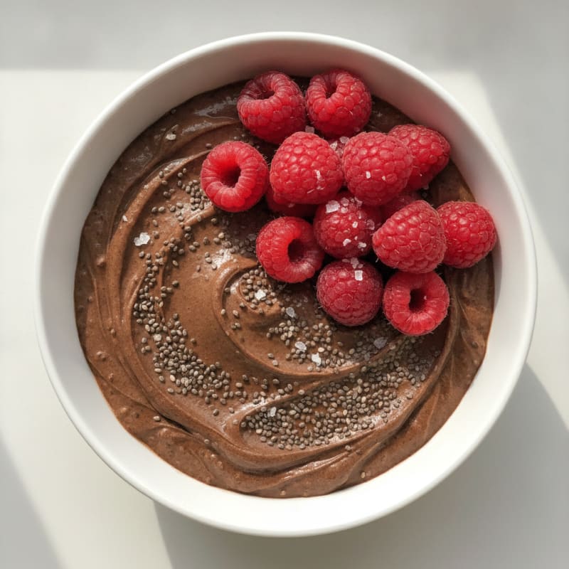 Chocolate Protein Chia Seed Pudding
