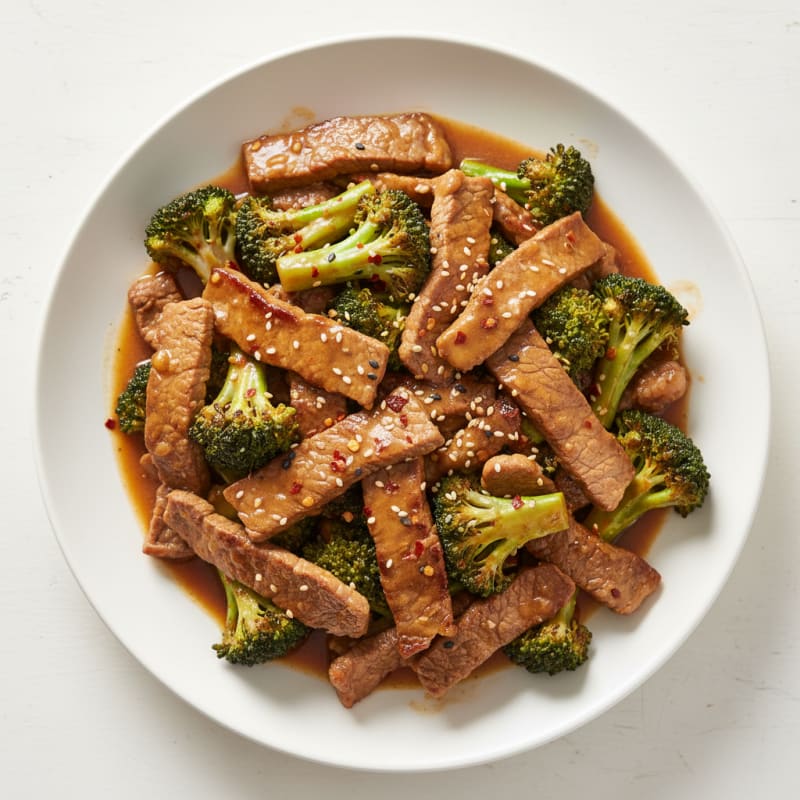 Sesame Beef and Broccoli Stir-Fry