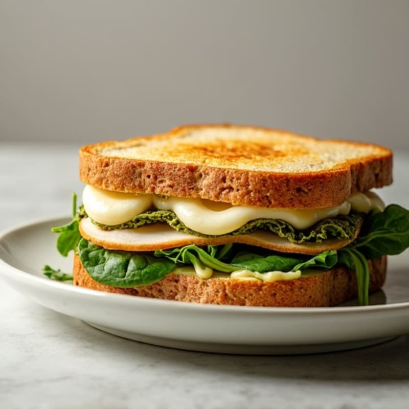 Healthy Turkey Pesto Panini