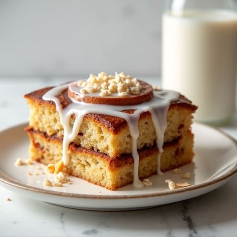 Protein-Packed Almond Flour Cinnamon Roll Bake
