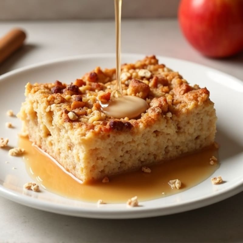 Creamy Cinnamon Apple Baked Oatmeal