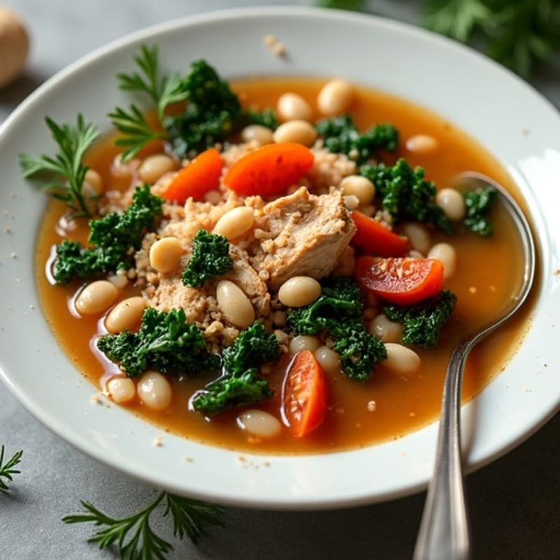 Tuscan-Style Kale and White Bean Soup