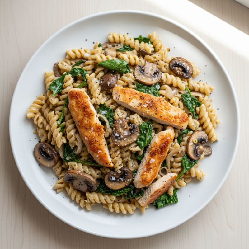 Creamy Truffle Mushroom Pasta