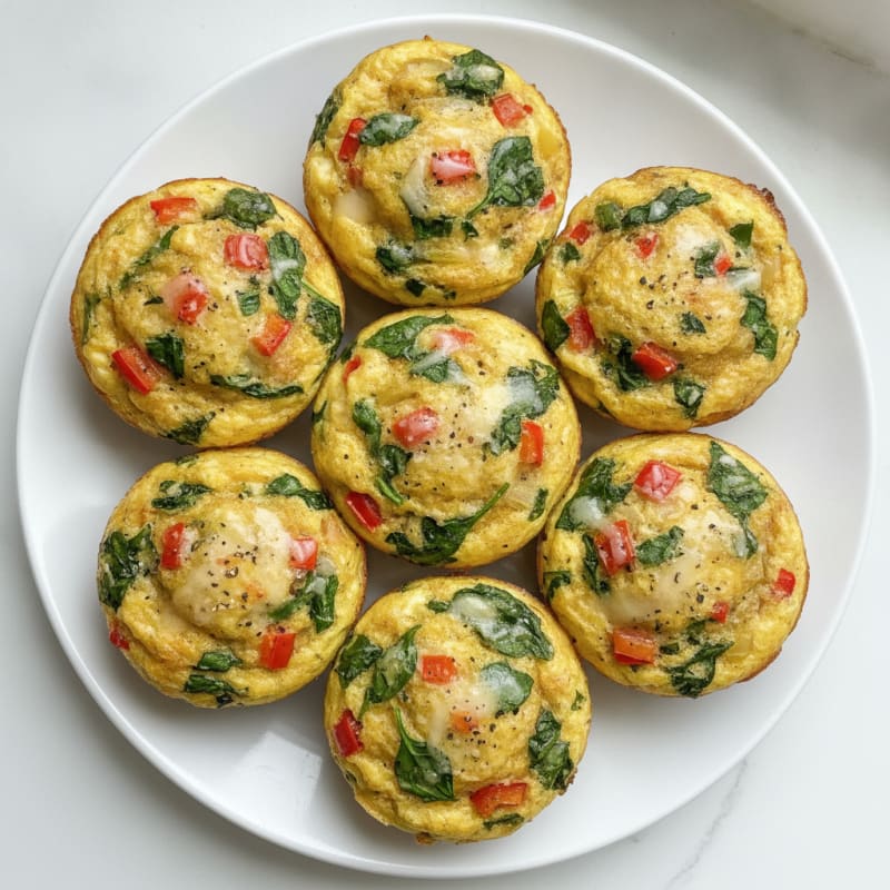 High-Protein Baked Egg and Veggie Muffins