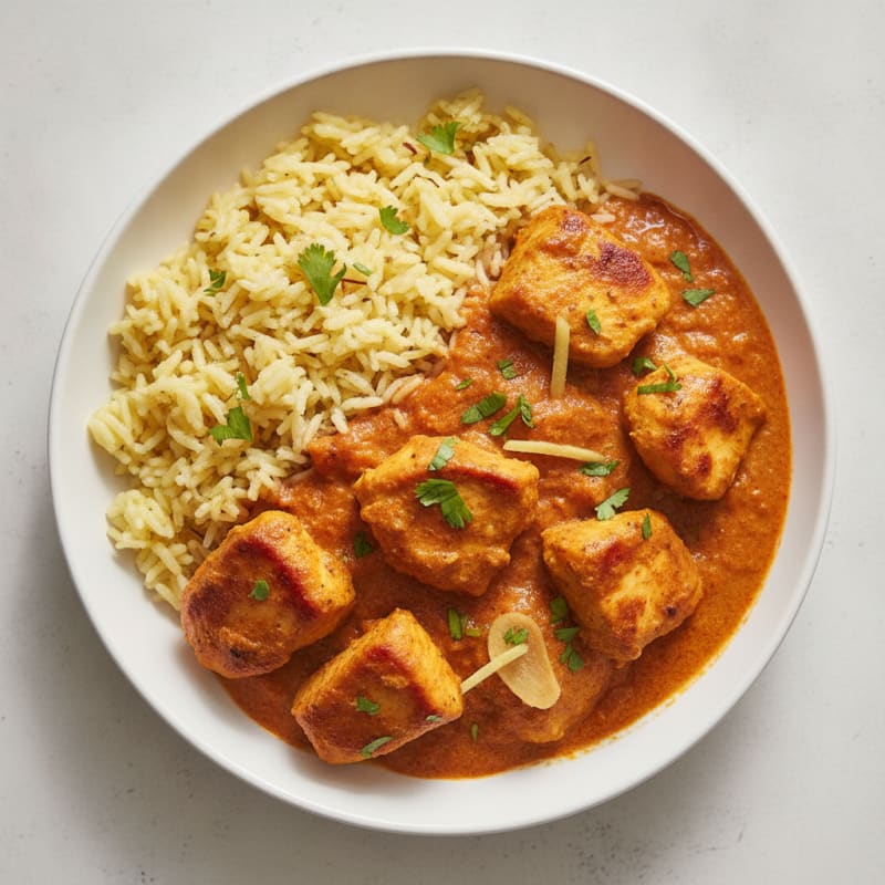Chicken Tikka Masala with Basmati Rice