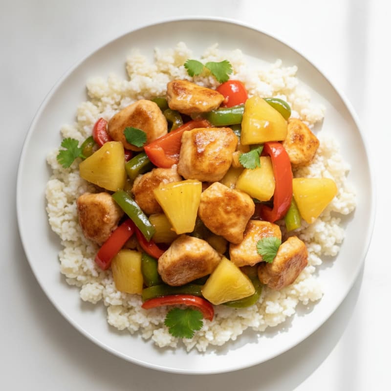 Sweet and Sour Chicken with Pineapple