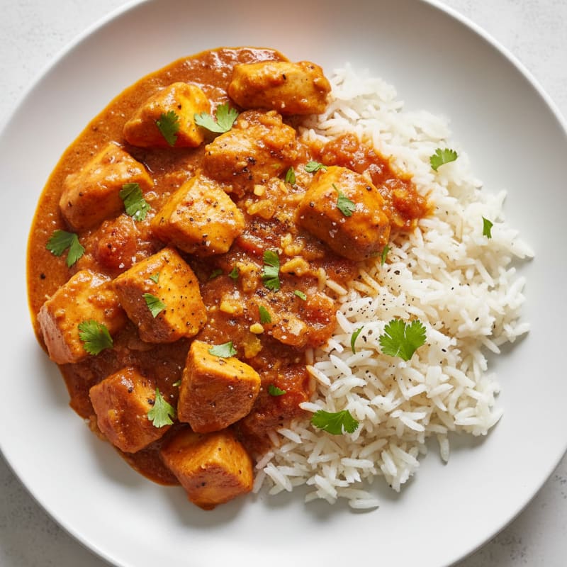 Spiced Butter Chicken with Basmati Rice