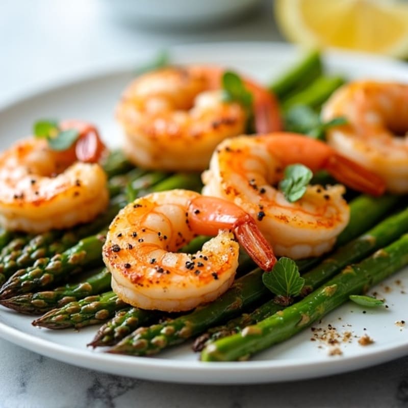 15-Minute Sheet Pan Lemon Garlic Shrimp with Asparagus