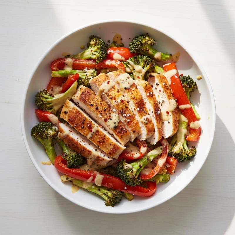 Zesty Roasted Vegetable Buddha Bowl