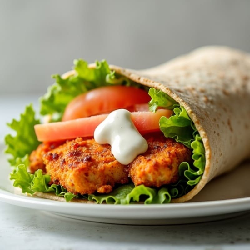 Crispy Buffalo Ranch Chicken Wrap