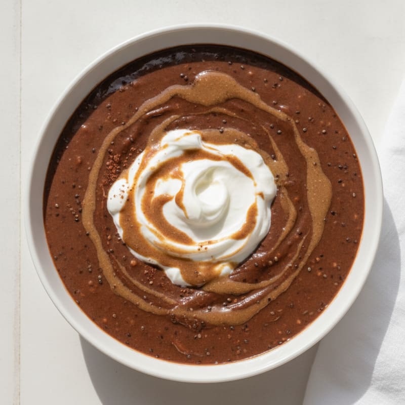 Creamy Chocolate Protein Pudding with Greek Yogurt