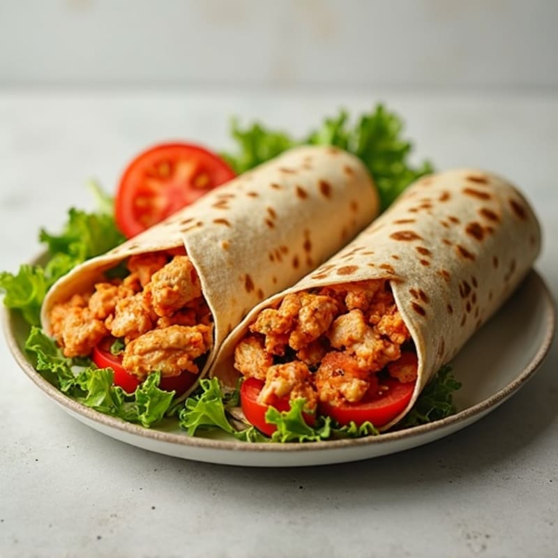 Fresh Buffalo Ranch Chicken Wrap