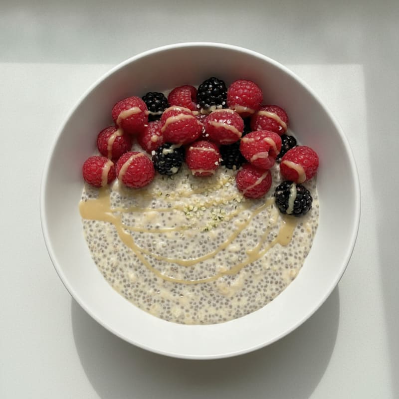 Berry Chia Seed Pudding