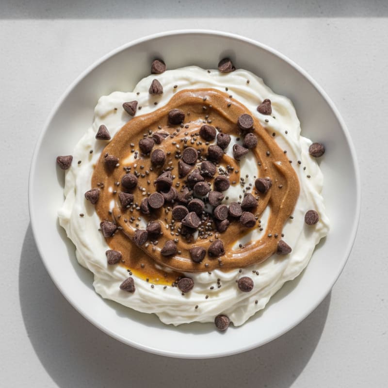 Creamy Greek Yogurt Protein Pudding with Chocolate Chips