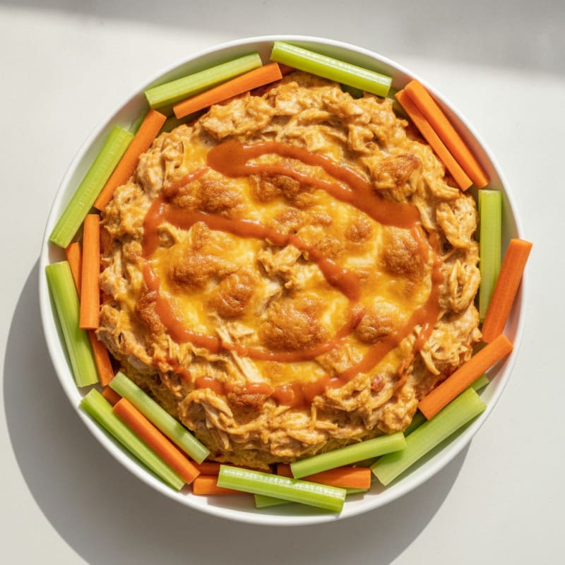 Clean Buffalo Chicken Dip