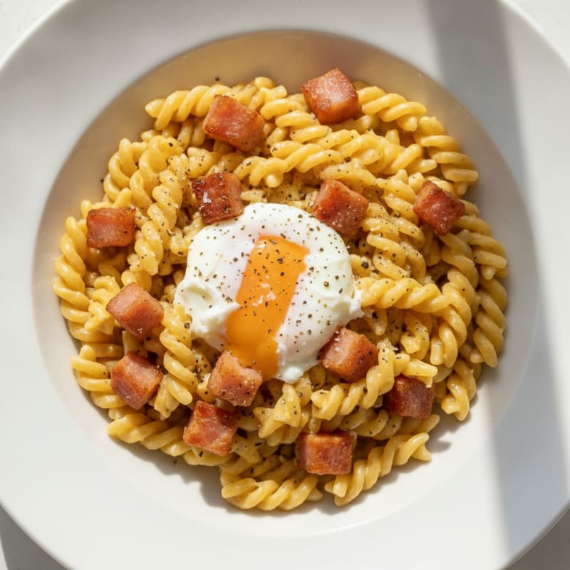 Classic Carbonara with Pancetta and Egg