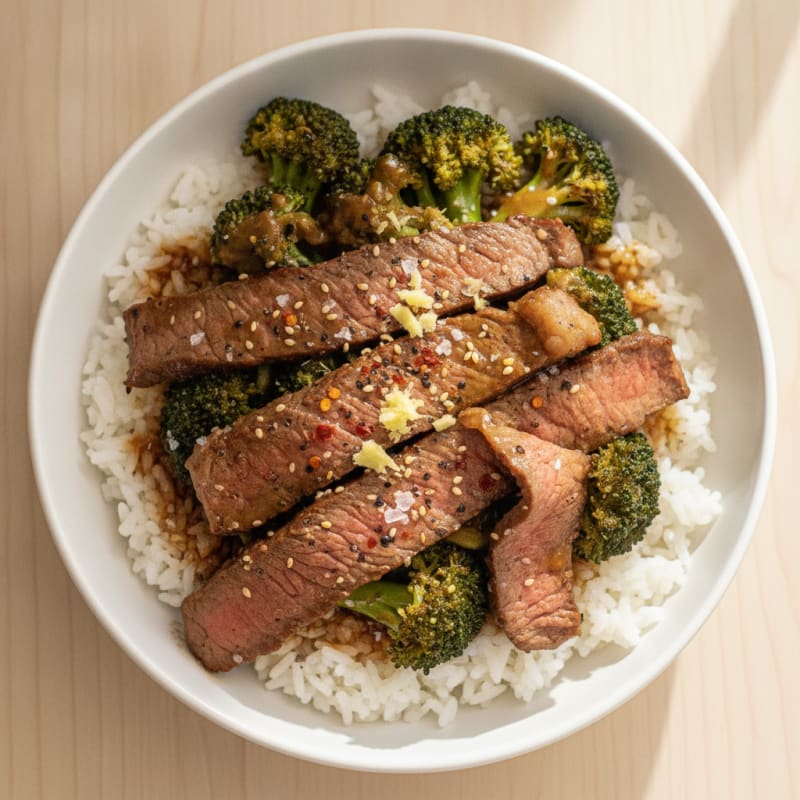 Beef and Broccoli Rice Bowl