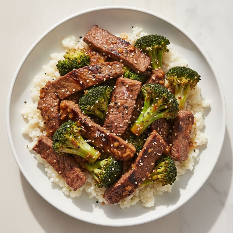 Sesame Beef & Broccoli Stir-Fry