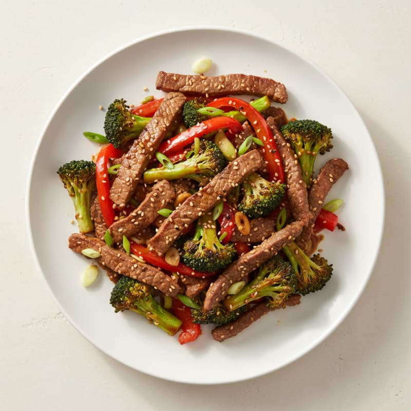 Tender Sesame-Ginger Beef Stir-Fry