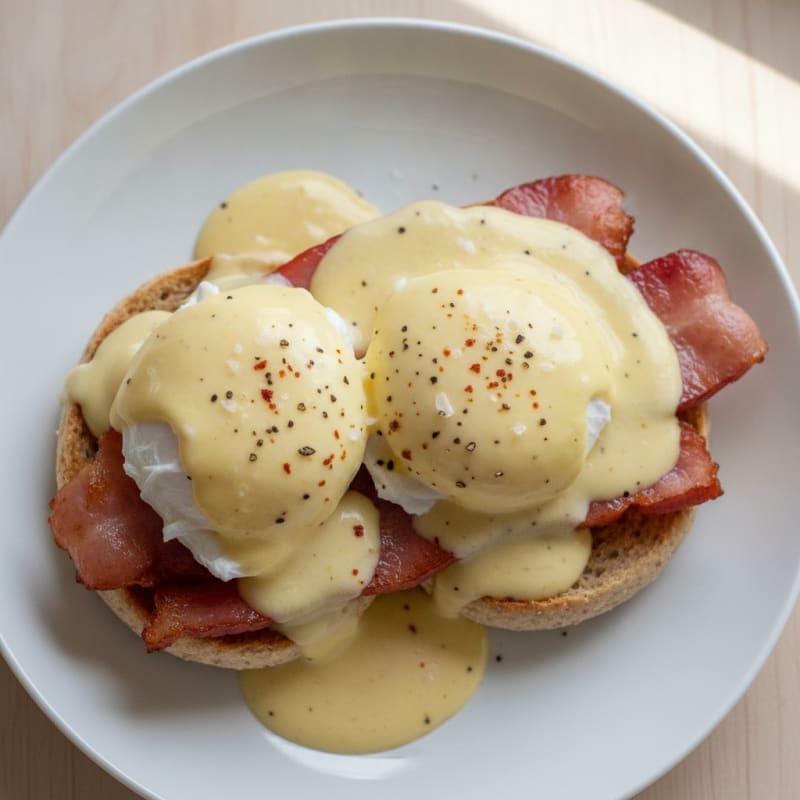 Classic Eggs Benedict with Hollandaise