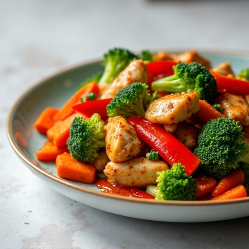 Tender Teriyaki Chicken and Vegetable Stir-Fry
