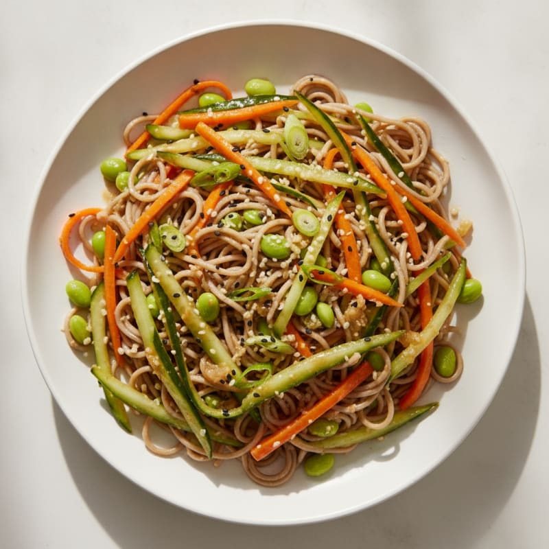 Asian Cucumber Carrot Ribbon Salad