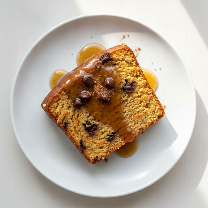 Maple-Glazed Carrot Dark Chocolate Cake