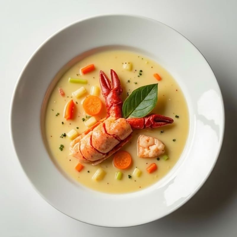 Healthy Creamy Lobster Soup