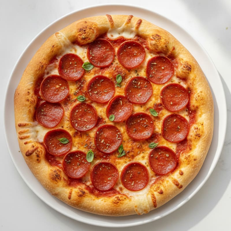 Stuffed Crust Pepperoni Pizza