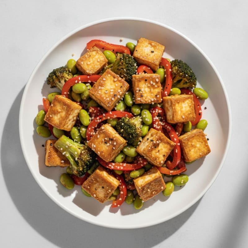 Sesame Tofu Stir-Fry