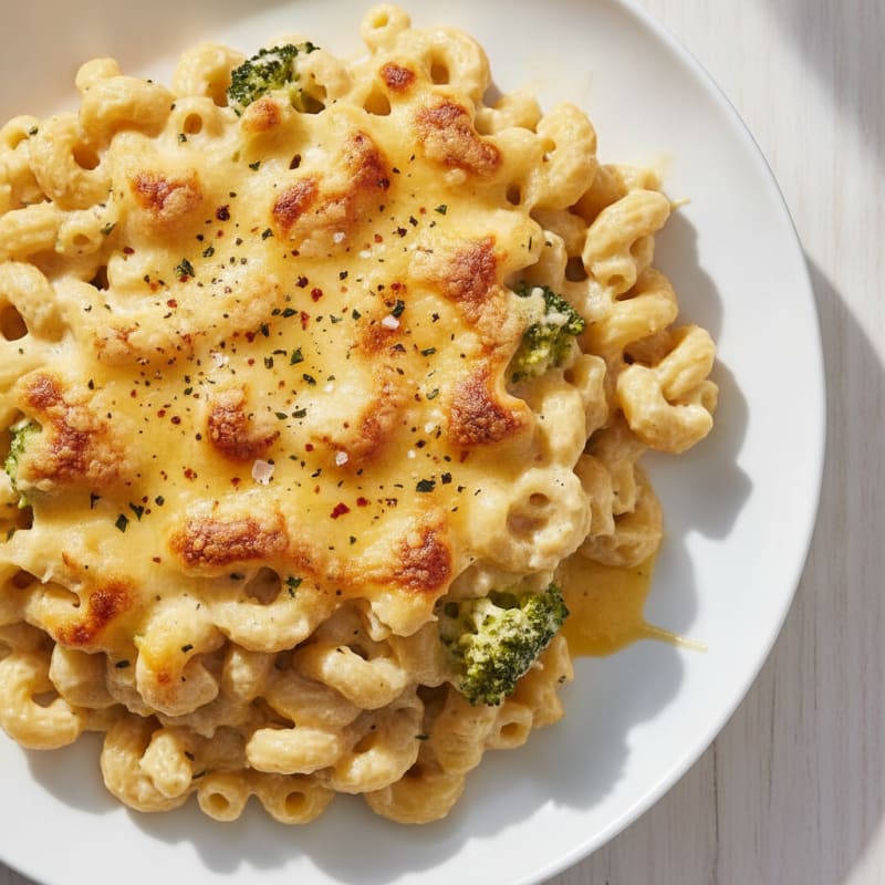 High-Protein Baked Macaroni and Cheese