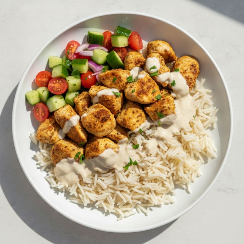 Chicken Shawarma Rice Bowl