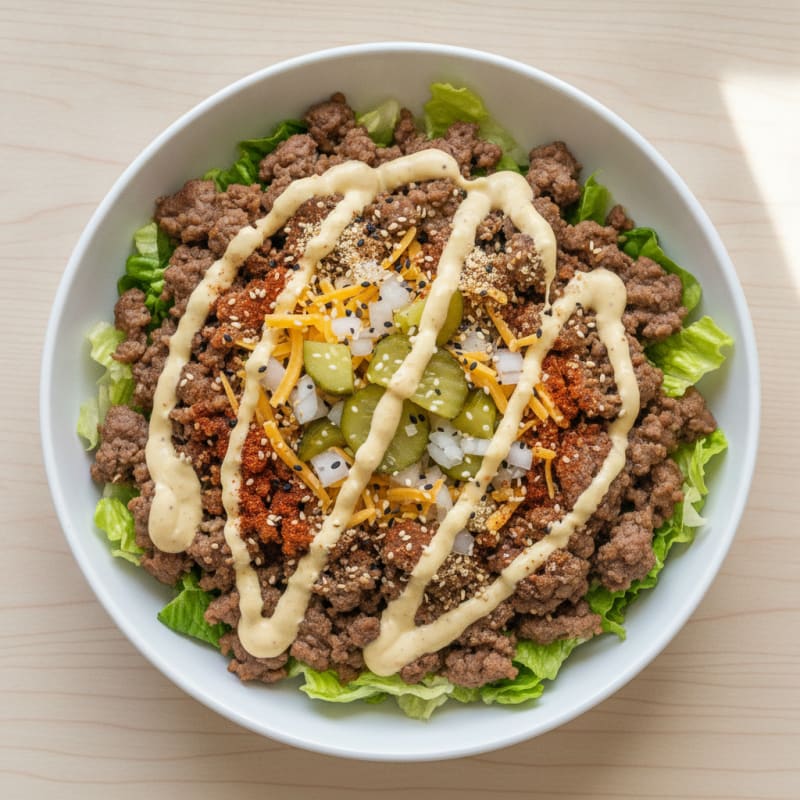 Big Mac Protein Bowl