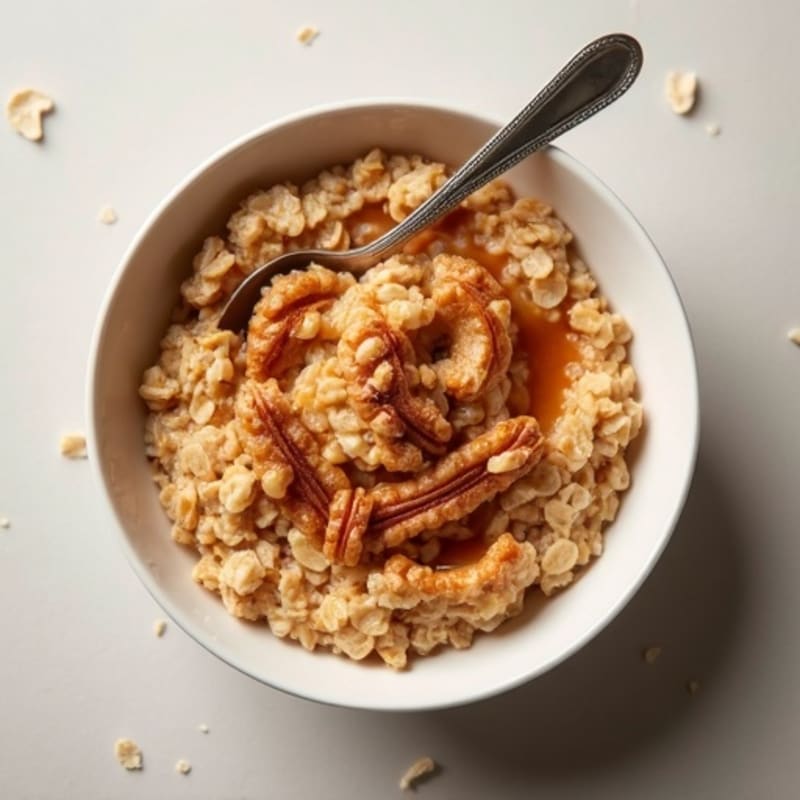 Baked Cinnamon Swirl Protein Oats