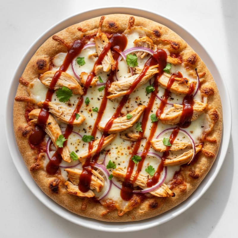 Smoky BBQ Chicken Flatbread Pizza