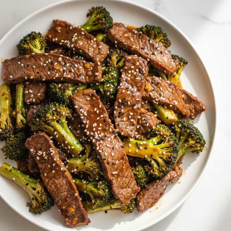 Sesame Beef and Broccoli Stir-Fry
