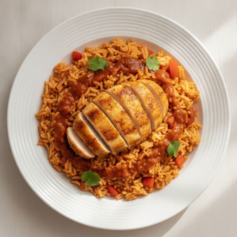 Jollof Chicken and Rice Feast