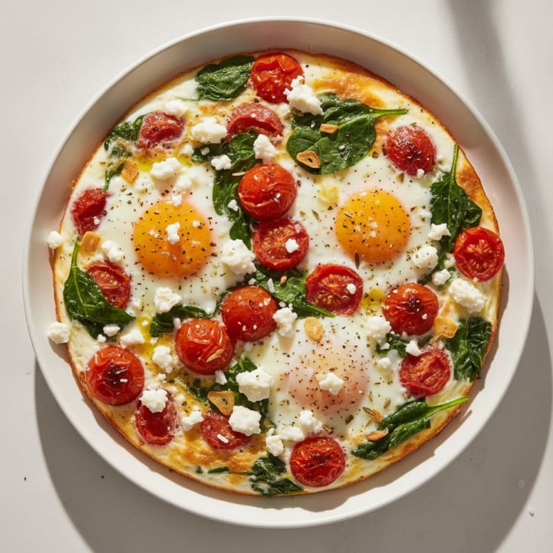 Baked Eggs with Roasted Tomatoes