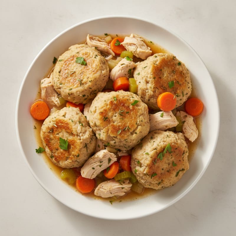 Homestyle Chicken and Herb Dumplings