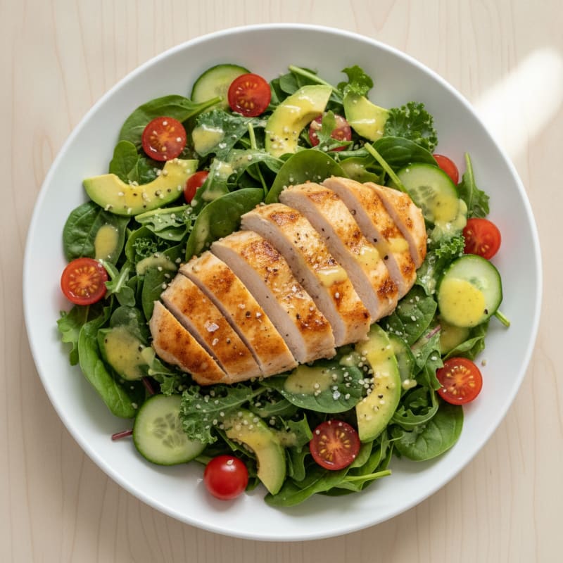 Garden Fresh Salad with Lemon Vinaigrette