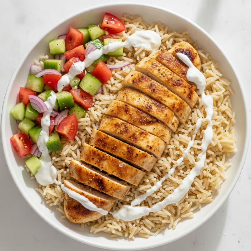 Chicken Shawarma Rice Bowl